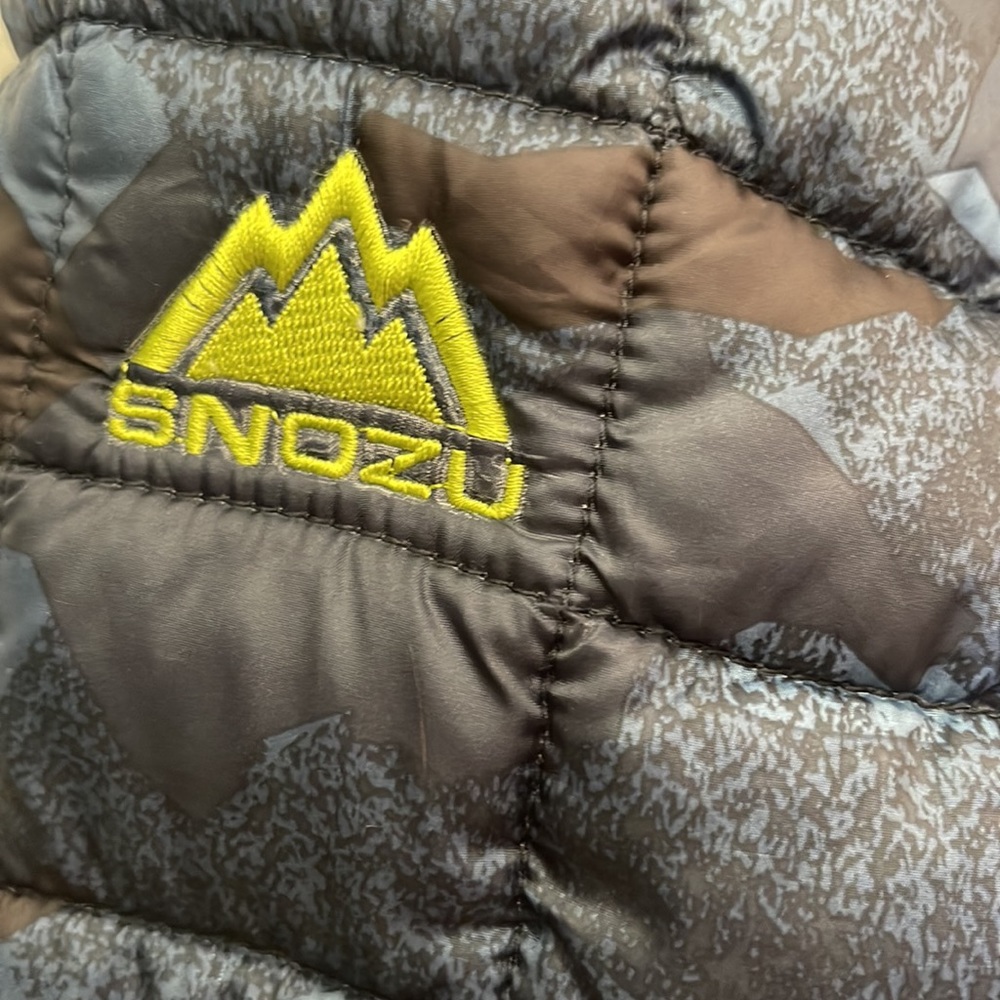 Snozu kids jacket. Size M (10/12). Blue. Combo puffer and flat material. - Picture 7 of 10